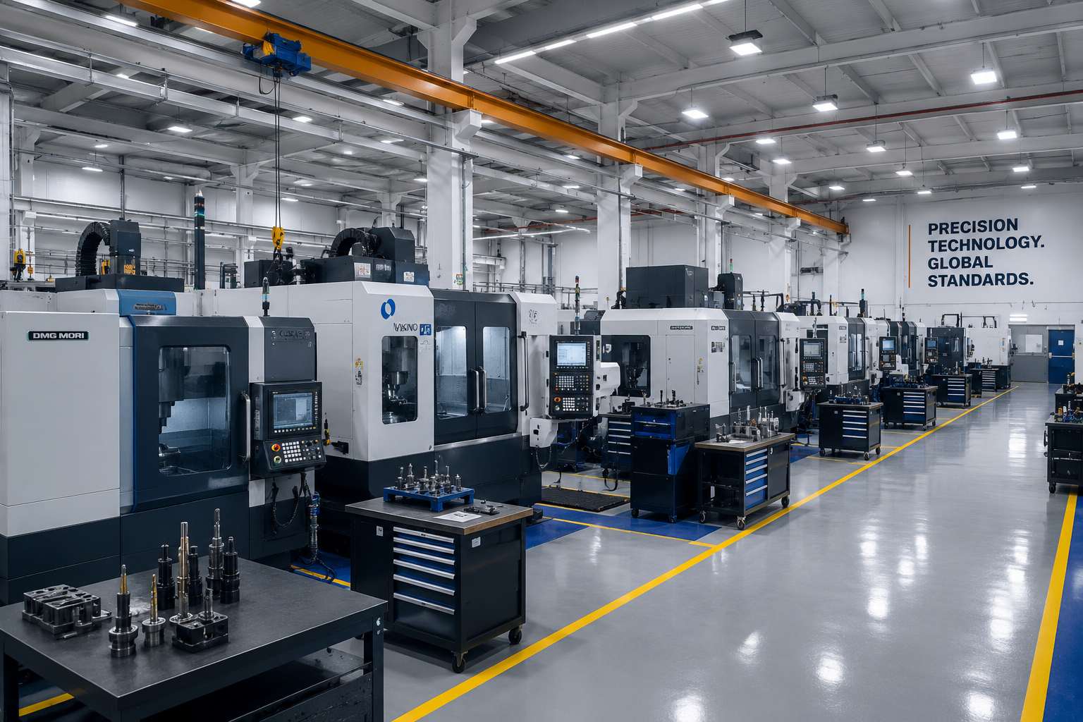 Precision injection mould