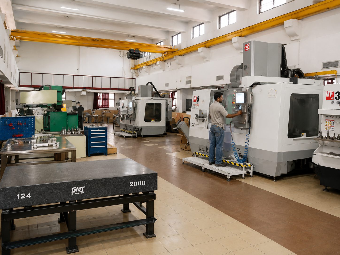 Goa Moulds CNC production floor